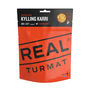 Real Turmat Chicken Curry freeze dried meal for camping from 1085 Adventures.